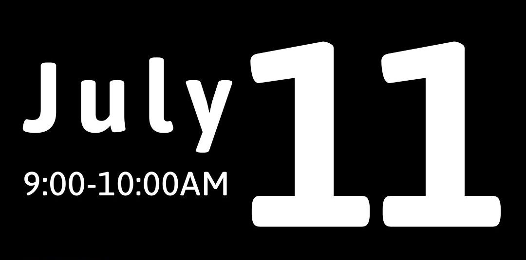 July 11th narcan training from 9-10am